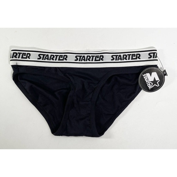 Starter Womens Hipster Brief Under Pants Black Size S/P V52N NEW - Picture 1 of 4